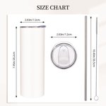 Gepersonaliseerde Jesus Take The Wheel 20oz Food-grade Stainless Steel Skinny Tumbler met Spray Design Inspirational Gift voor Familie Vriend Christia