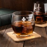Gepersonaliseerde Grappige Bourbon Whiskey Glazen met Laser Gegraveerde Naam Verjaardag Vaderdag Cadeau voor Opa Papa Whiskey Liefhebbers