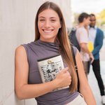 Gepersonaliseerde Retro Datum Boekomslag met Front Pocket en Naam Verjaardag Terug naar School Cadeau voor Boekenliefhebbers Bibliothecaris