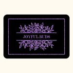 Personlig flerfärgad faux glitter Daisy Rose Floral halkskyddad dörrmatta med text Flower Shop New Business Födelsedagspresent för florister