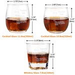 Gepersonaliseerde Grappige Bourbon Whiskey Glazen met Laser Gegraveerde Naam Verjaardag Vaderdag Cadeau voor Opa Papa Whiskey Liefhebbers