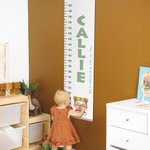 Cuadro de crecimiento colgante personalizado con nombre y texto Decoración del dormitorio Regalo de cumpleaños para niños