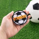 Personalized 3D Sports Soccer Ball Bag Charm with Name Accessory for Bogg Birthday Gift for Sports Lovers