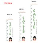 Cuadro de crecimiento colgante personalizado con nombre y texto Decoración del dormitorio Regalo de cumpleaños para niños
