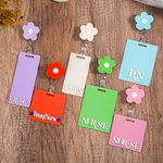Personalized  Cute Daisy ID Badge Buddy Reel with Text Thank You Nurse Week Gift for Nurse Doctor Medical Staff