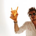 Personalised 3D Printed Rock Hand Faust Gesture Drumstick Display Holder with Name Music Drum Accessory Birthday Gift for Drummer