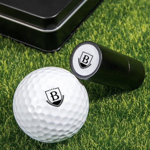 Haz que sea tu hoyo en uno - Con inicial y nombre - Sello personalizado para pelota de golf