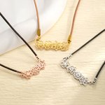 Personalized Dainty 1-8 Birth Flowers Necklace Family Jewellery Mother's Day Birthday Anniversary Gift for Women