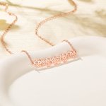 Personalized Dainty 1-8 Birth Flowers Necklace Family Jewellery Mother's Day Birthday Anniversary Gift for Women