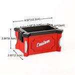 Gepersonaliseerde Cool Stash Box stijl 3D afdrukken visitekaarthouder met tekst Office Dest Accessory zakelijke kerstcadeau voor mannen