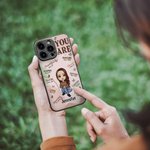 Spersonalizowane etui na iPhone'a z imieniem i nazwiskiem Self Care You Are Bible Verse Affirmation Cartoon Slim Inspirujący prezent dla kobiet i dziewcząt