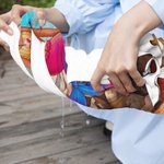 Spersonalizowany ręcznik plażowy z mikrofibry Cute Cartoon Mermaid Szybkoschnący Ręcznik plażowy z mikrofibry z imieniem Letnie podróże Niezbędny prezent urodzinowy dla kobiet i dziewcząt