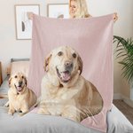 Personalisierte Niedliche Haustier Foto-Decke mit Namen im Ölmalerei-Stil Weiches und Komfortables Geschenk für Tierliebhaber Tierhalter