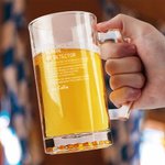 Spersonalizowany Grawerowany Zabawny Cytat Definicja Imię 16oz Szklany Kufel do Piwa z Uchwytem Prezent Urodzinowy dla Mężczyzn Przyjaciół Miłośników Alkoholi
