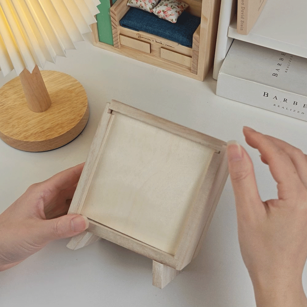 Hucha de madera transparente con hucha y entrada deslizante Decoración de la habitación infantil Regalo de cumpleaños para niños y niñas