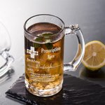 Verre à Bière Whisky Personnalisé avec Nom de l'Alcool et du 