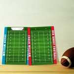 Personalisierte Fußballfeld Acryl Zwischenablage mit Texten Geburtstag Anerkennung Geschenk für Fußball-Liebhaber Trainer