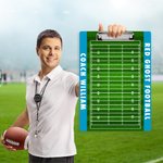 Personalisierte Fußballfeld Acryl Zwischenablage mit Texten Geburtstag Anerkennung Geschenk für Fußball-Liebhaber Trainer
