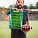 Personalisierte Fußballfeld Acryl Zwischenablage mit Texten Geburtstag Anerkennung Geschenk für Fußball-Liebhaber Trainer