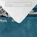 Personalisierte Vintage Cartoon 1-6 Hunde Katzen Paw Print weiche Bettbezug und 2 Kissenbezüge Bettwäsche-Set mit Namen Geburtstag Geschenk für Tierbesitzer