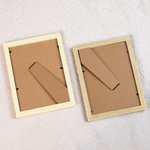 Recette/lettre manuscrite personnalisée transférée sur un panneau en bois pour un souvenir