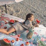 Spersonalizowany, szybkoschnący ręcznik plażowy Mermaid z inicjałami i imieniem Niezbędny prezent na lato dla kobiet i dziewczynki