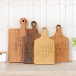 Personalizzato Fiori Iniziali Tagliere di formaggio e salumi reversibile con impugnatura per le dita Regalo di Natale per la famiglia