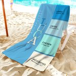 Personalised God Says I Am Name Meaning on Bible Verse Oversized Beach Towel Baptism Confirmation Christmas Gift for Family Christians
