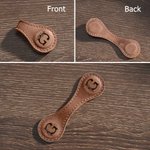 Spersonalizowany grawerowany kwiatowy inicjał ze skóry PU Magnetyczny klips do zakładek do książek Prezent urodzinowy dla mola książkowego Miłośnik książek