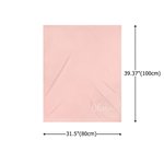 Personalizado bordado nombre cálido algodón de punto bebé Nursery Blanket Baby Shower Birthday Gift for Newborn