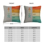 Personalisierte Gott sagt, ich bin Name Bedeutung auf Bibelvers bunte werfen Kissen Abdeckung Home Decor Taufe inspirierend Geburtstagsgeschenk für Ki
