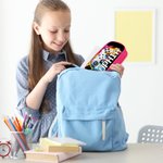 Personalisierte Aquarell Gamepad Design Double-Layer-Oxford Pencil Case mit Namen und Reißverschluss Schule Versorgung Geburtstag zurück zu Schule Geschenk für Jungen Mädchen