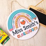 Accroche-porte de classe personnalisé Cadeaux d'appréciation des enseignants