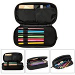 Personalisierte Aquarell Gamepad Design Double-Layer-Oxford Pencil Case mit Namen und Reißverschluss Schule Versorgung Geburtstag zurück zu Schule Geschenk für Jungen Mädchen