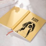 Gepersonaliseerd notitieboekje A5 met 120 gelinieerde pagina's en potlood Sympathie Herdenkingscadeau voor huisdiereigenaar