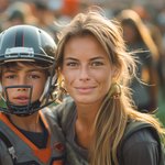 Pendientes personalizados de madera hueca en forma de corazón de fútbol con texto Game Day Team Gift for Women Girls Football Fans