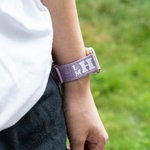 Correa de lona bordada personalizada para Apple Watch Band