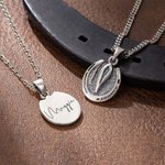Personligt Vintage Hästsko Sadelhänge Halsband med graverat namn Country Smycken Födelsedag Ridsport Present till hästälskare Kvinnor