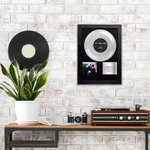 Gepersonaliseerde Vinyl Record Frame met Tekst en Foto Thuisdecoratie Trouwen Jubileum Herdenkingscadeau voor Koppel