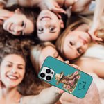 Personalisierte Western Cowgirl Hut Stiefel Geburt Blume Telefon Fall für iPhone mit Namen Geburtstag Brautdusche Geschenk für Frauen