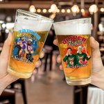 Personalisierte Cool Flame Lightening Photo Design 16oz Bierglas mit Namen und Nummer Geburtstag Haus Küche Zubehör Geschenk für Sportliebhaber