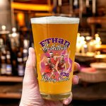 Personalisierte Cool Flame Lightening Photo Design 16oz Bierglas mit Namen und Nummer Geburtstag Haus Küche Zubehör Geschenk für Sportliebhaber