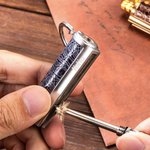 Mechero inmortal con fósforo permanente como llavero personalizado regalo ideal para hombres en cumpleaños o Halloween