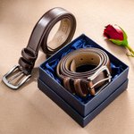 Personalisierter Lustiger I HOPE YOUR DAY IS AS NICE AS MY BUTT PU-Ledergürtel mit Namen Gravur Jahrestag Valentinstag Geschenk für Ehemann Freund