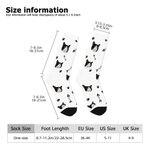 Chaussettes personnalisées en forme d'arête de poisson avec visage de chat multicolore et nom Cadeau d'anniversaire pour les propriétaires d'animaux de compagnie.