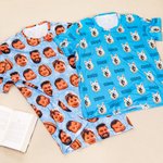 Pyjama Personnalisé avec 1 à 4 Photos et Nom Cadeau Anniversaire pour Femme et Homme