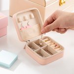 Boîte à bijoux personnalisée en cuir PU avec nom Cadeau d'anniversaire pour les amoureux du sport