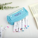 Personalisierte gestickten Namen Zipper große Kapazität Federtasche Tasche mit Tasche Schule liefert Geburtstag zurück zu Schule Geschenk für Studenten Kollegen