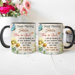 Personalized Good Morning This is God Christian 11oz Ceramic Mug with Name Birthday Religious Inspirational Gift for Women