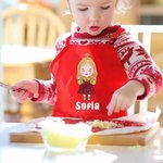 Set personalizzato con grembiule regolabile e cappello da chef con tasca regalo di compleanno ideale per cucina e pasticceria per bambini